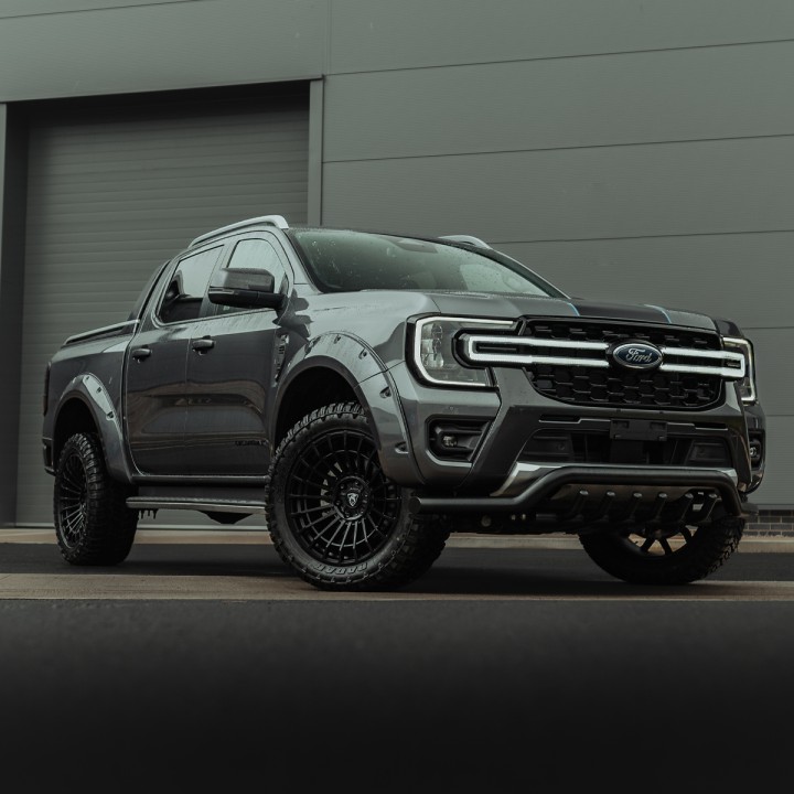Fender Flares, Predator Sport in - Black Rivets, Color Various Colours, Ford Ranger Wildtrak Double Cab 2023 - Present - EDK.ro
