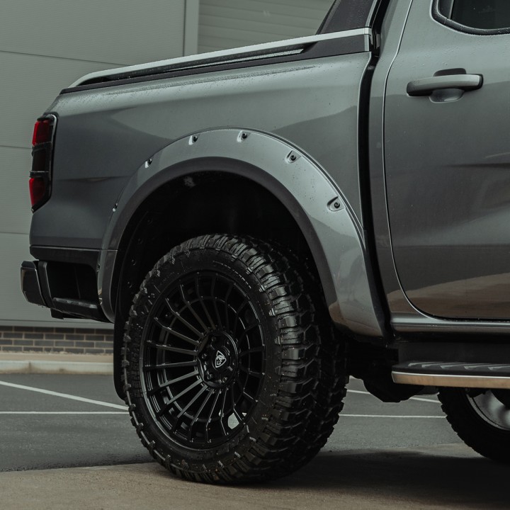 Extensii Aripi, Predator Sport in - Negru Rivets, Culoare Diverse Culori, Ford Ranger Wildtrak Cabină Dublă 2023 - Prezent - EDK