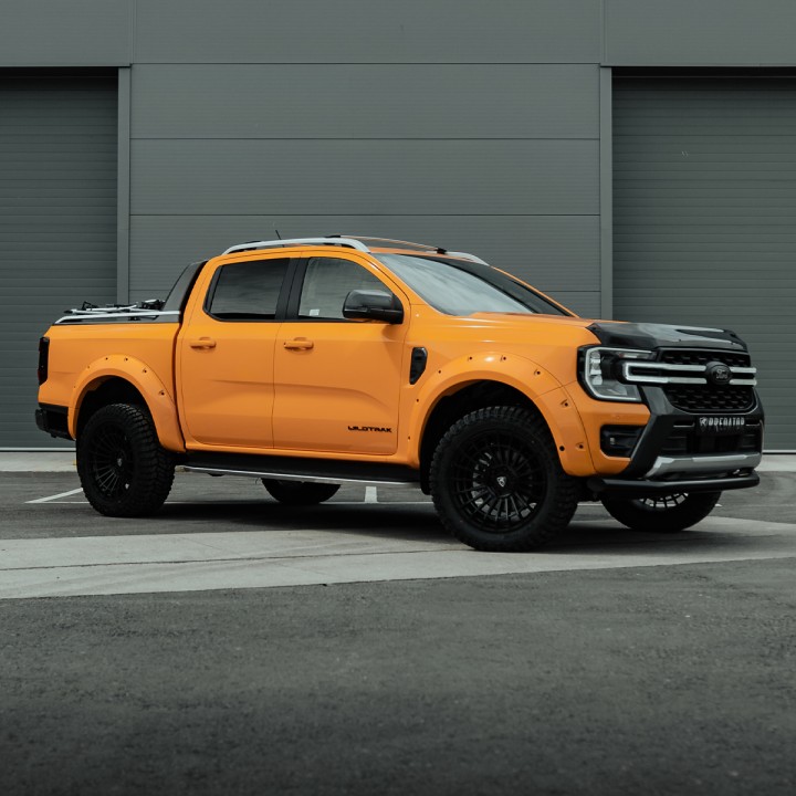 Fender Flares, Predator Sport in - Black Rivets, Color Various Colours, Ford Ranger Wildtrak Double Cab 2023 - Present - EDK.ro