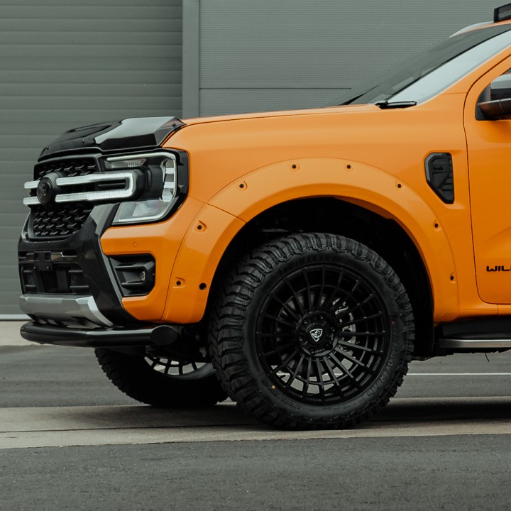 Fender Flares, Predator Sport in - Black Rivets, Color Various Colours, Ford Ranger Wildtrak Double Cab 2023 - Present - EDK.ro