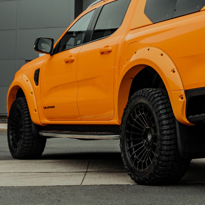 Extensii Aripi, Predator Sport in - Negru Rivets, Culoare Diverse Culori, Ford Ranger Wildtrak Cabină Dublă 2023 - Prezent - EDK