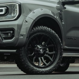 Extensii Aripi, Predator Sport in - Inox Rivets, Culoare Diverse Culori, Ford Ranger Wildtrak Cabină Dublă 2023 - Prezent - EDK.