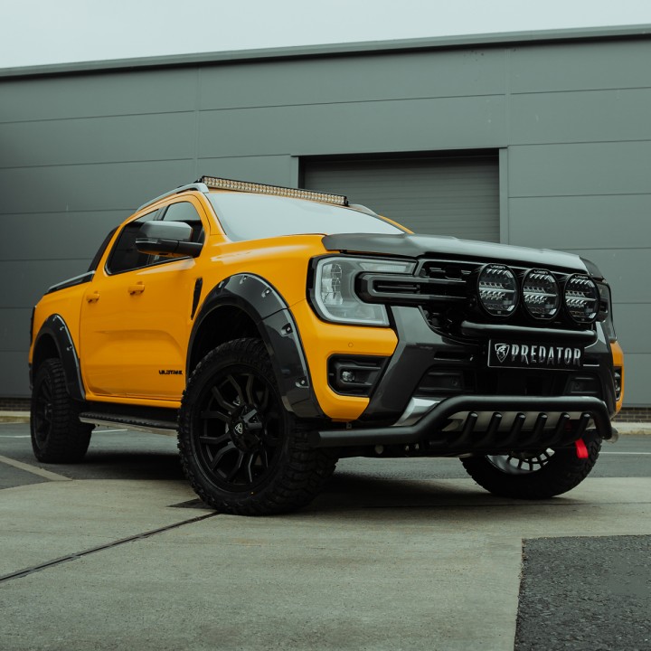 Extensii Aripi, Predator Sport in - Inox Rivets, Culoare Diverse Culori, Ford Ranger Wildtrak Cabină Dublă 2023 - Prezent - EDK.