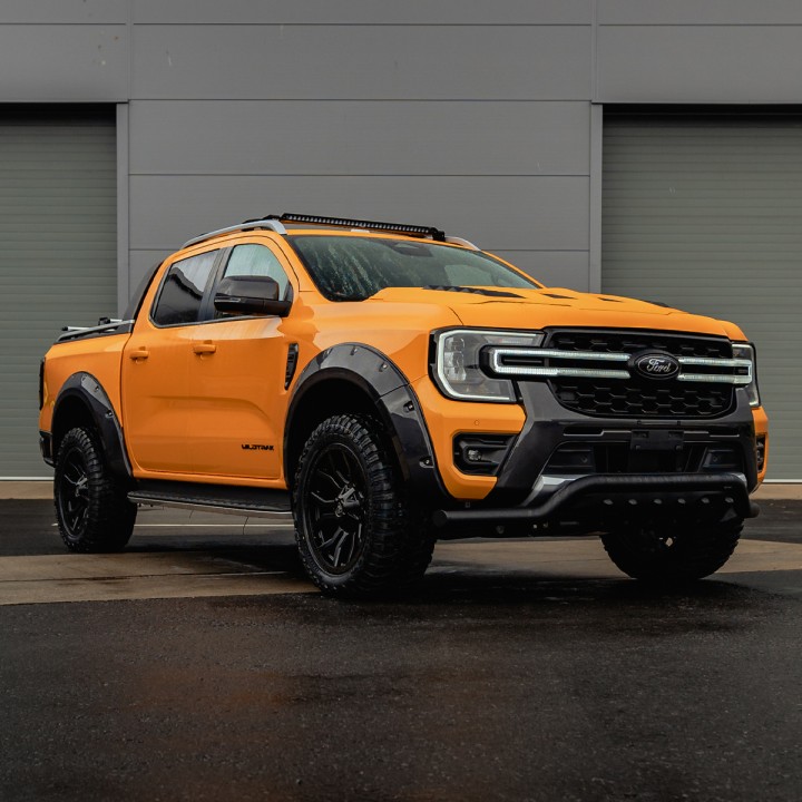 Fender Flares, Predator Sport in - Stainless Rivets, Color Various Colours, Ford Ranger Wildtrak Double Cab 2023 - Present - EDK