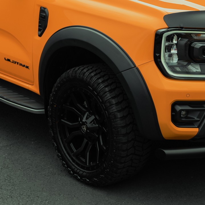 Extensii Aripi, Predator Stylish, Culoare Negru Mat, Ford Ranger Wildtrak / PHEV Cabină Dublă 2023 - Prezent - EDK.ro