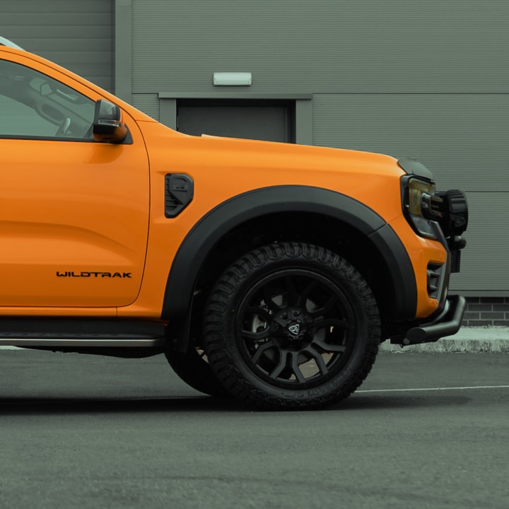 Extensii Aripi, Predator Stylish, Culoare Negru Mat, Ford Ranger Wildtrak / PHEV Cabină Dublă 2023 - Prezent - EDK.ro