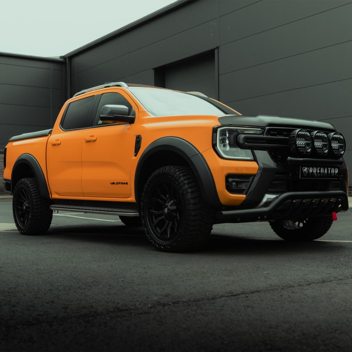 Fender Flares, Predator Stylish, Color Matt Black, Ford Ranger Wildtrak / PHEV Double Cab 2023 - Present - EDK.ro