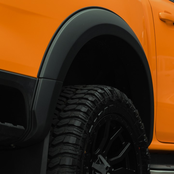 Fender Flares, Predator Stylish, Color Matt Black, Ford Ranger Wildtrak / PHEV Double Cab 2023 - Present - EDK.ro