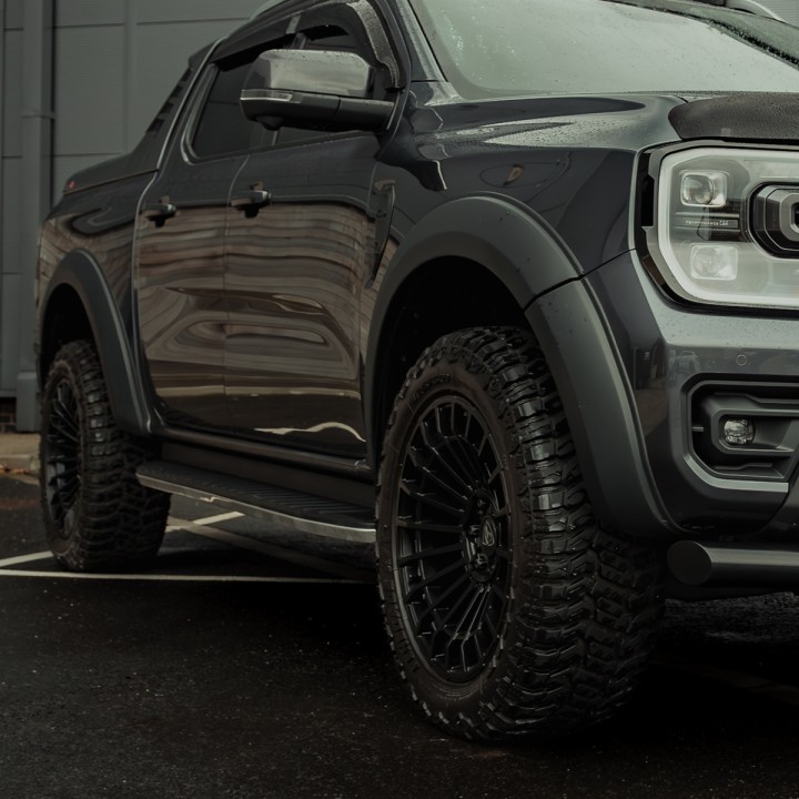 Extensii Aripi, Predator Stylish, Culoare Negru Mat, Ford Ranger Wildtrak / PHEV Cabină Dublă 2023 - Prezent - EDK.ro