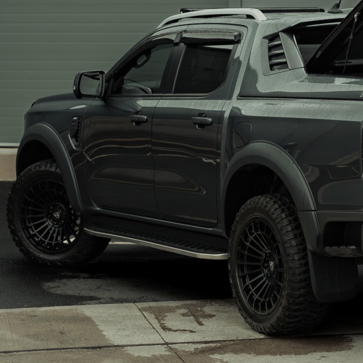 Extensii Aripi, Predator Stylish, Culoare Negru Mat, Ford Ranger Wildtrak / PHEV Cabină Dublă 2023 - Prezent - EDK.ro