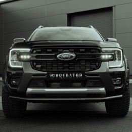 Grilă Față, Predator Eagle Eye - - Twin DRLs, Culoare Negru Lucios, Ford Ranger Cabină Dublă 2023 - Prezent - EDK.ro