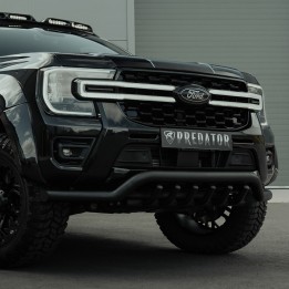 Front Grille, Predator Night Hawk LED Integration with LED Surround, Color Matt or Gloss Black, Ford Ranger Double Cab 2023 - Pr