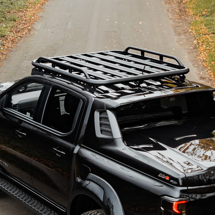 Platform Roof Rack, Predator Outback with Side Rails, Ford Ranger Double Cab 2023 - Present - EDK.ro