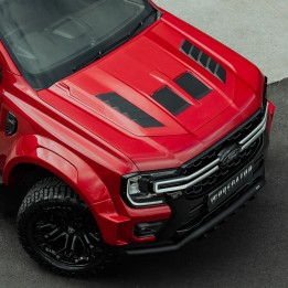 Priză de Aer Capotă, Predator Full-Width cu Orificii, Culoare Culoarea Caroseriei, Ford Ranger Cabină Dublă 2023 - Prezent - EDK