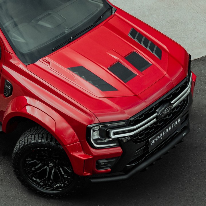 Priză de Aer Capotă, Predator Full-Width cu Orificii, Culoare Culoarea Caroseriei, Ford Ranger Tremor / Wildtrak / XL / XLT Cabină Dublă 2023 - Prezent - EDK.ro