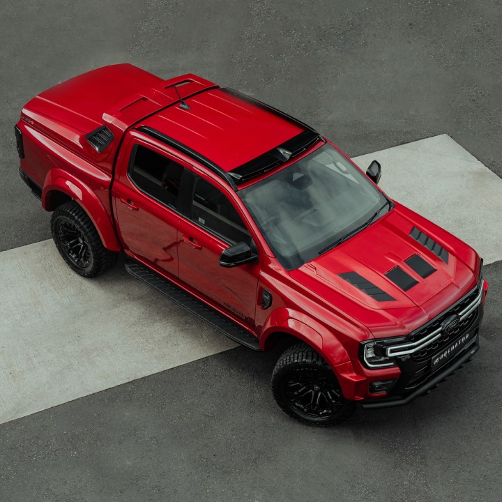 Priză de Aer Capotă, Predator Full-Width cu Orificii, Culoare Culoarea Caroseriei, Ford Ranger Tremor / Wildtrak / XL / XLT Cabină Dublă 2023 - Prezent - EDK.ro