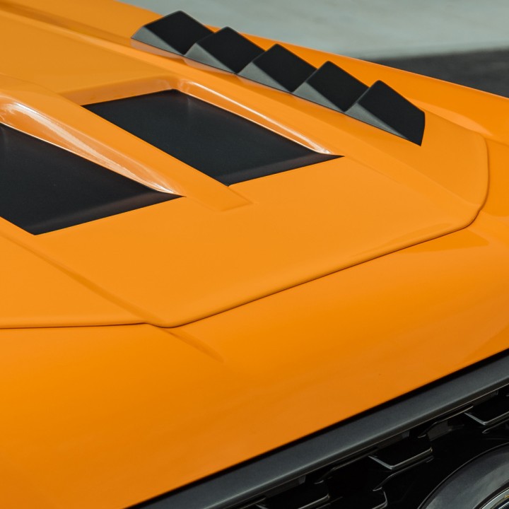 Bonnet Scoop, Predator Full-Width with Vents, Color Colour Coded, Ford Ranger Tremor / Wildtrak / XL / XLT Double Cab 2023 - Present - EDK.ro