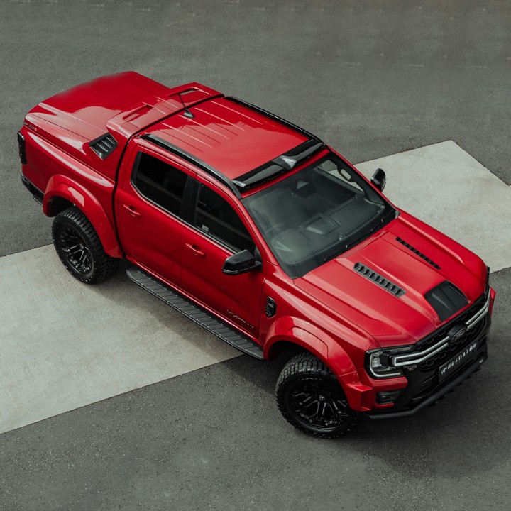 Bonnet Scoop, Predator Narrow with Vents, Color Colour Coded, Ford Ranger Double Cab 2023 - Present - EDK.ro