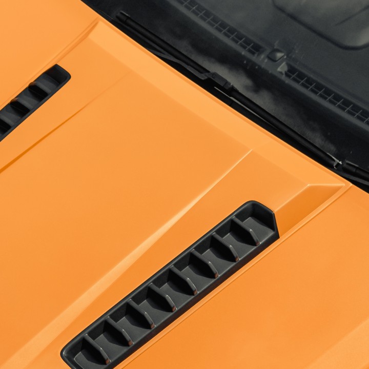 Bonnet Scoop, Predator Narrow with Vents, Color Colour Coded, Ford Ranger Double Cab 2023 - Present - EDK.ro