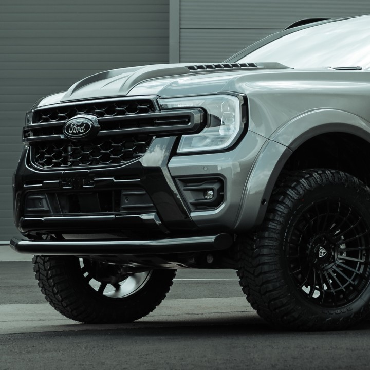 Priză de Aer Capotă, Predator Îngust cu Orificii, Culoare Negru Mat, Ford Ranger Cabină Dublă 2023 - Prezent - EDK.ro