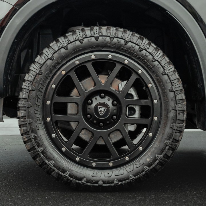 Jantă de Aluminiu, Predator DAKAR, 20", Negru - EDK.ro