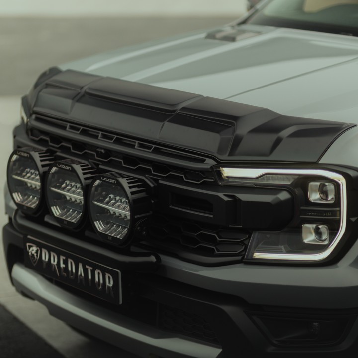 Protecție Capotă, Predator, Culoare Negru Mat, Ford Ranger Cabină Dublă 2023 - Prezent - EDK.ro