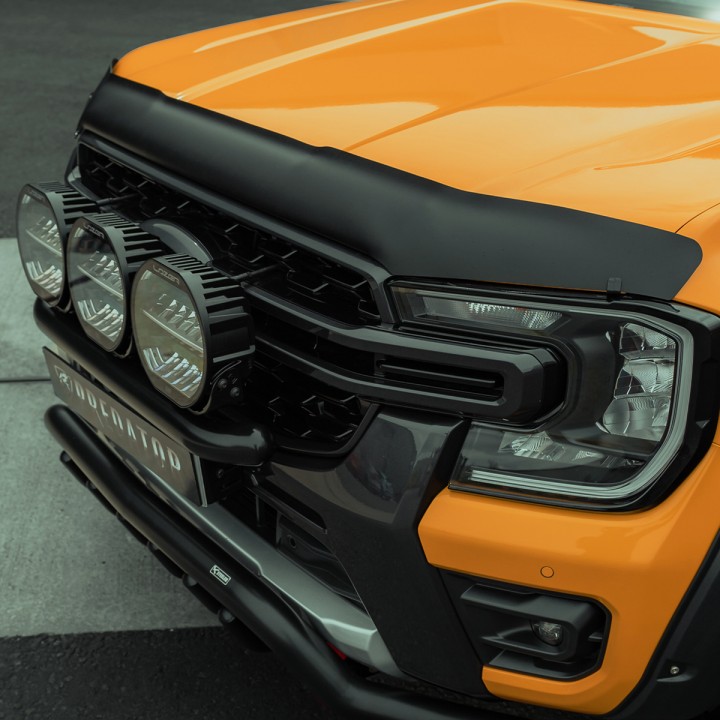 Bonnet Protector, Trux, Color Matt Black, Ford Ranger Double Cab 2023 - Present - EDK.ro