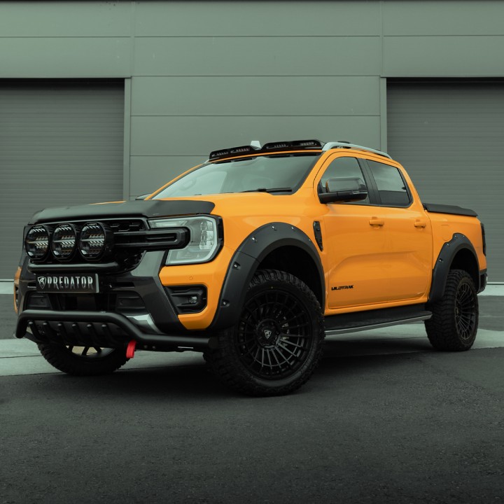 Deflector Capotă, Trux, Culoare Negru Mat, Ford Ranger Platinum / Tremor / Wildtrak / Wildtrak X / XL / XLT Cabină Dublă 2023 - Prezent - EDK.ro