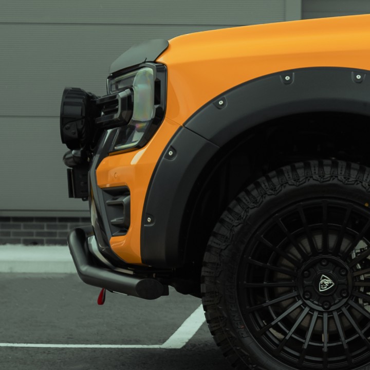 Deflector Capotă, Trux, Culoare Negru Mat, Ford Ranger Cabină Dublă 2023 - Prezent - EDK.ro