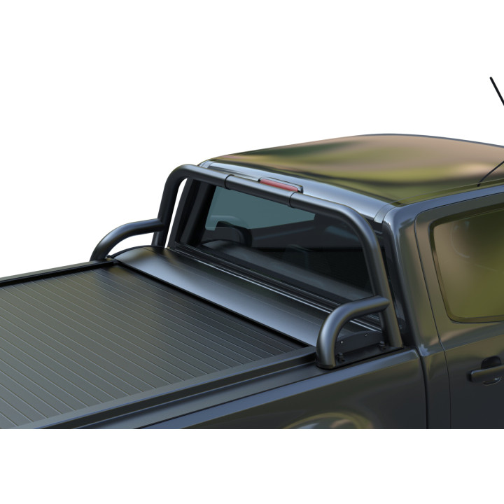 Stainless Steel Rollbar, Tessera 4x4 One and a Half Leg, Black Color - EDK.ro