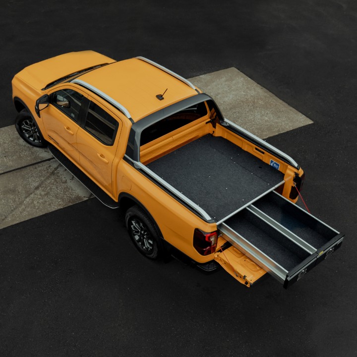 Drawer System, Aeroklas Bespoke Load Bed, Ford Ranger Double Cab 2023 - Present - EDK.ro