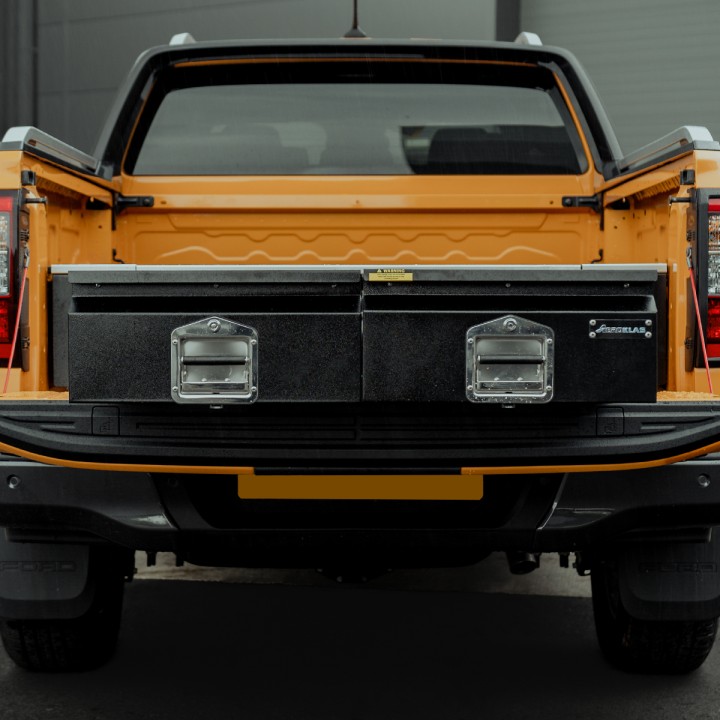 Drawer System, Aeroklas Bespoke Load Bed, Ford Ranger Double Cab 2023 - Present - EDK.ro