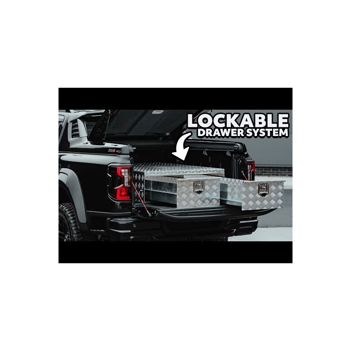 Drawer System, Trux Aluminium System, Ford Ranger Double Cab 2023 - Present - EDK.ro