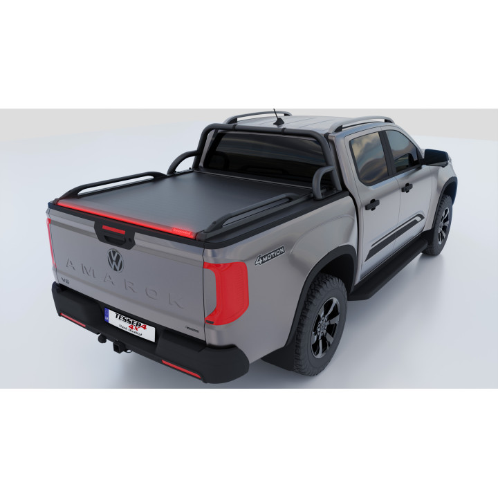 Stainless Steel Rollbar, Tessera 4x4 One and a Half Leg, Black Color - EDK.ro