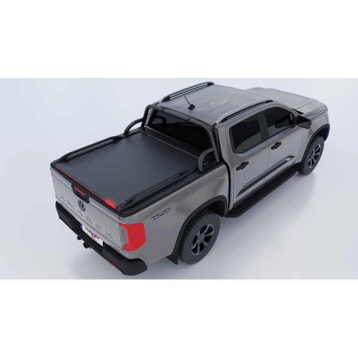 Stainless Steel Rollbar, Tessera 4x4 One and a Half Leg, Black Color - EDK.ro