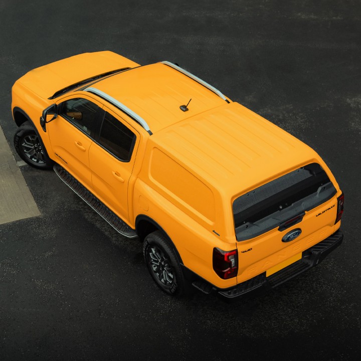 Hardtop Bed Cover, Aeroklas Commercial, Ford Ranger Double Cab 2023 - Present - EDK.ro