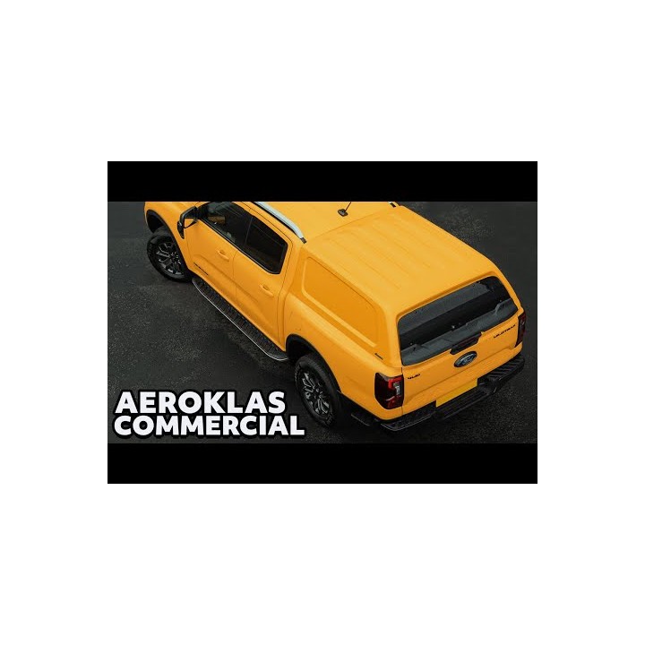 Hardtop Bed Cover, Aeroklas Commercial, Ford Ranger Double Cab 2023 - Present - EDK.ro