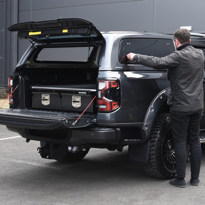 Închidere de Benă Tip Hardtop, Aeroklas Lift-Up, Ford Ranger Cabină Dublă 2023 - Prezent - EDK.ro