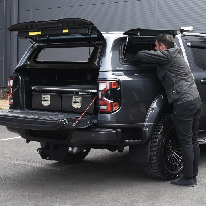 Închidere de Benă Tip Hardtop, Aeroklas Lift-Up, Ford Ranger Cabină Dublă 2023 - Prezent - EDK.ro