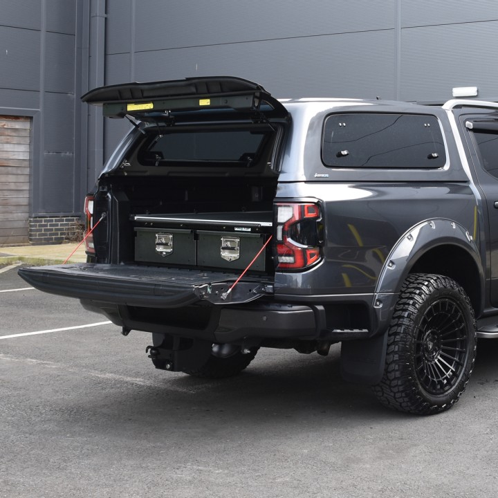 Hardtop Bed Cover, Aeroklas Lift-Up, Ford Ranger Double Cab 2023 - Present - EDK.ro