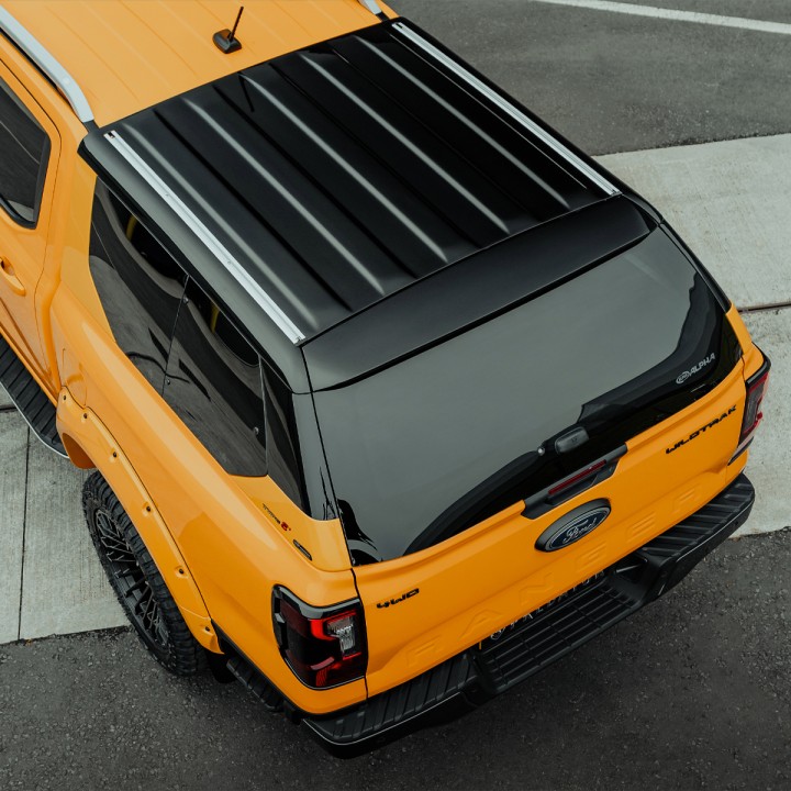 Hardtop Bed Cover, Alpha Type-E Air, Ford Ranger Double Cab 2023 - Present - EDK.ro