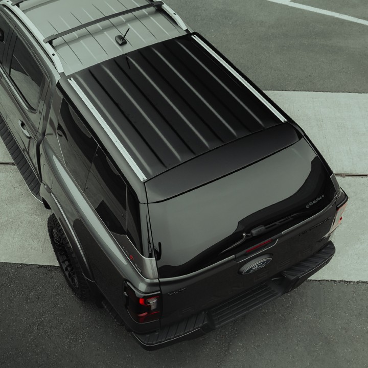 Hardtop Bed Cover, Alpha Type-E Air, Ford Ranger Double Cab 2023 - Present - EDK.ro