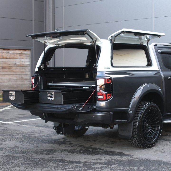 Hardtop Bed Cover, ProTop Gullwing, Ford Ranger Double Cab 2023 - Present - EDK.ro