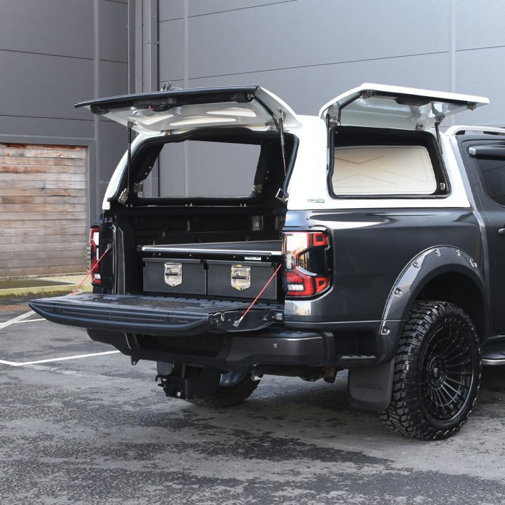 Hardtop Bed Cover, ProTop Gullwing, Ford Ranger Double Cab 2023 - Present - EDK.ro