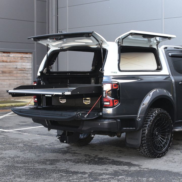 Hardtop Bed Cover, ProTop Gullwing, Ford Ranger Double Cab 2023 - Present - EDK.ro