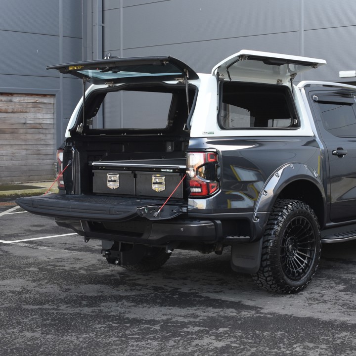 Hardtop Bed Cover, ProTop Gullwing, Ford Ranger Double Cab 2023 - Present - EDK.ro