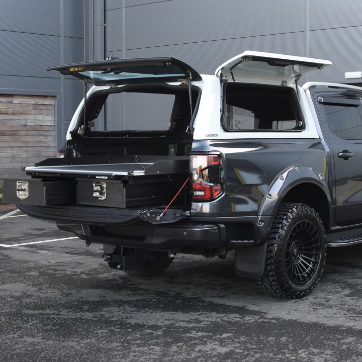 Hardtop Bed Cover, ProTop Gullwing, Ford Ranger Double Cab 2023 - Present - EDK.ro