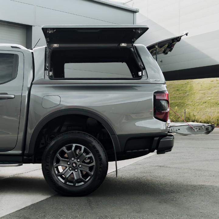 Hardtop Bed Cover, ProTop Gullwing, Ford Ranger Double Cab 2023 - Present - EDK.ro
