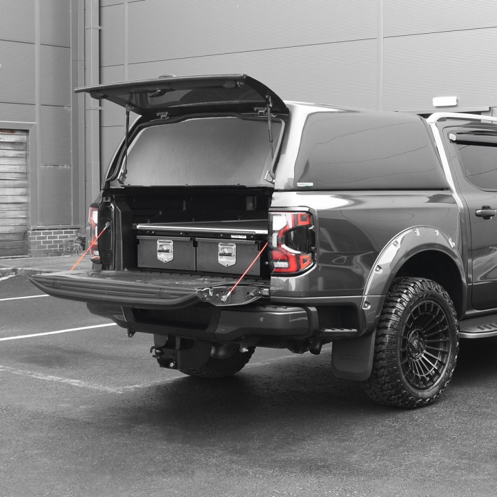 Închidere de Benă Tip Hardtop, ProTop Tradesman, Ford Ranger Cabină Dublă 2023 - Prezent - EDK.ro