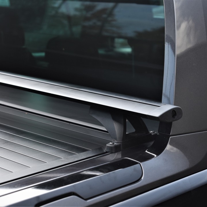 Roof Cross Bars, ProTop Roll Top - Aero Wing, Color Black, Ford Ranger Platinum / Tremor / Wildtrak / Wildtrak X / XL / XLT Double Cab 2023 - Present - EDK.ro